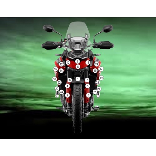 (image for) Eazi-Guard Stone Chip Protection Kit - Triumph Tiger 900 (GT) 2020-2023