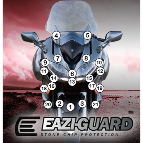 (imagen para) Kit Protección Antirroce "Eazi-Guard" - Yamaha FJR1300A 2014-2020