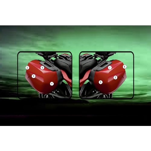 (image for) "Eazi Guard" Stone Chip Pannier Protection Kit - BMW F900XR 2020 onwards