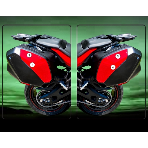 (imagen para) Kit Protección Antirroce "Eazi Guard" Maletas - BMW S1000XR 2020 en adelante