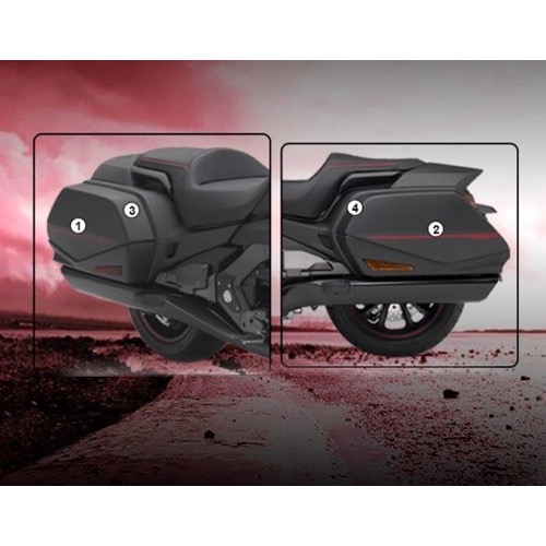 (imagen para) Kit Protección Antirroce "Eazi Guard" Maletas - Honda Bagger 2020 en adelante