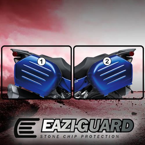 (image for) "Eazi Guard" Stone Chip Pannier Protection Kit - Kawasaki 1400GTR 2014-2018