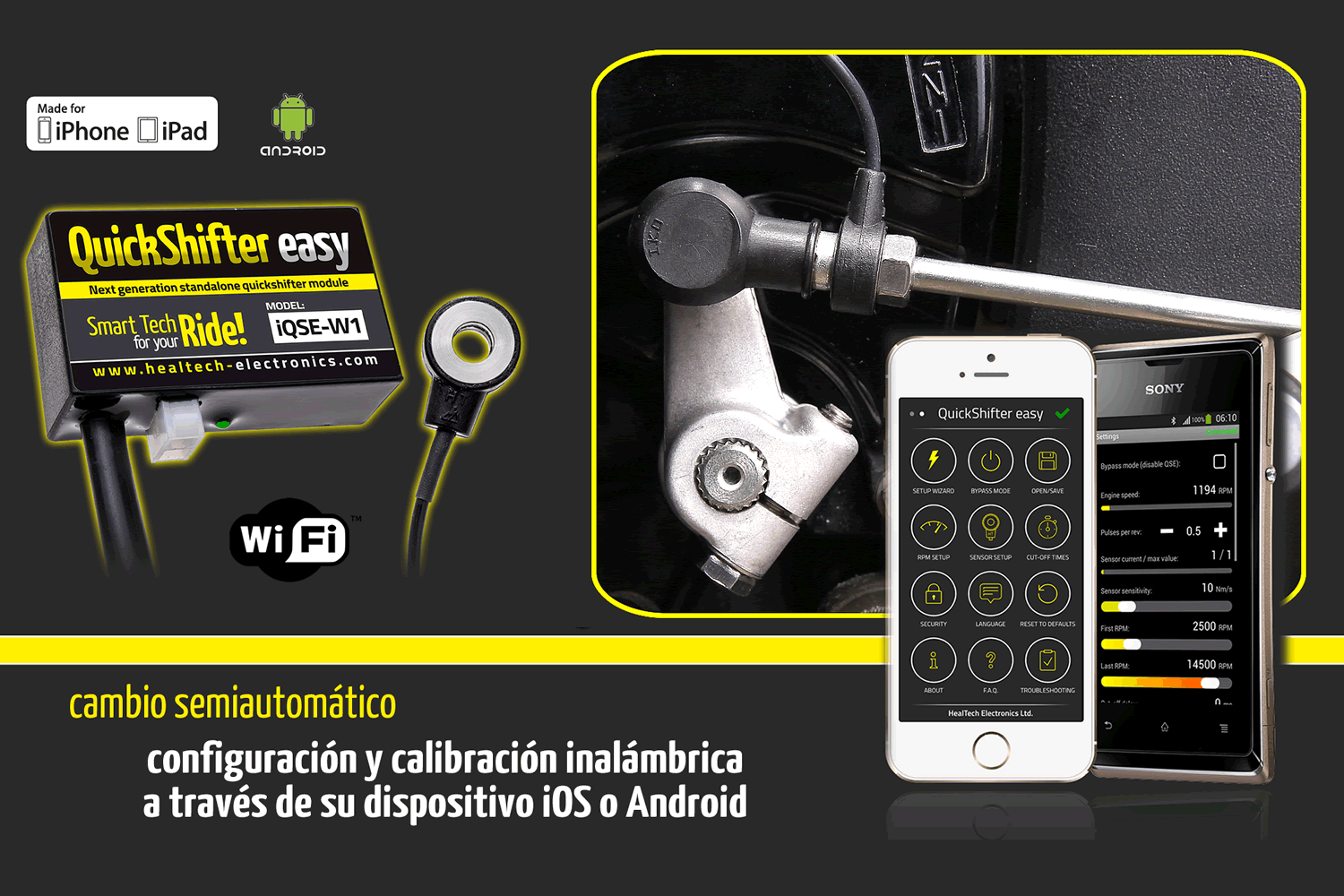 Quickshifter easy cambio semiautomático plug & play
