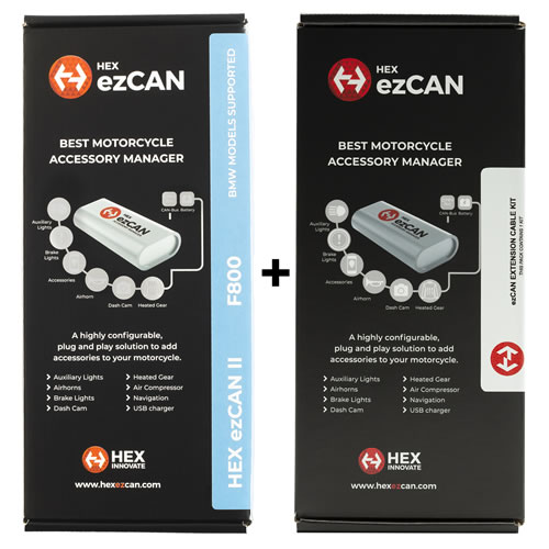 (imagen para) Hex ezCAN - BMW "F800" (F650/700/800 K72) + Kit Extensión