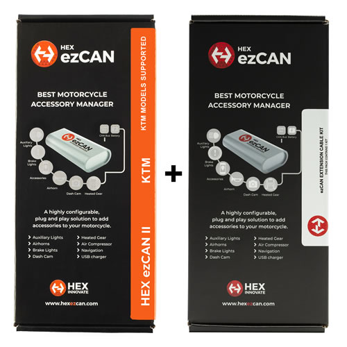 (imagen para) Hex ezCAN - "KTM" 790/1050/1090/1190/1290 + Kit Extensión