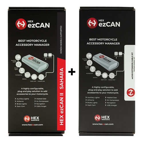 (imagen para) Hex ezCAN - Honda "Sahara" - Honda Africa Twin CRF1100 2020 en adelante + Kit Extensión