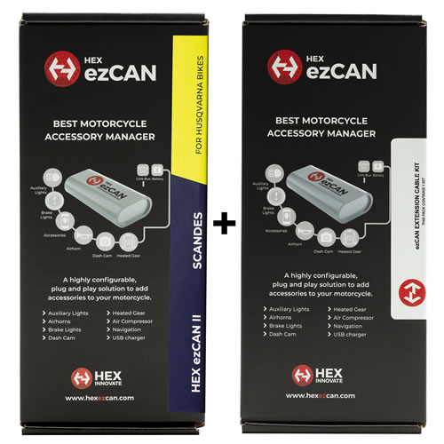 (image for) Hex ezCAN - Husqvarna "Scandes" - Husqvarna Norden 901/901 Explorer + ezCAN Extension Pack