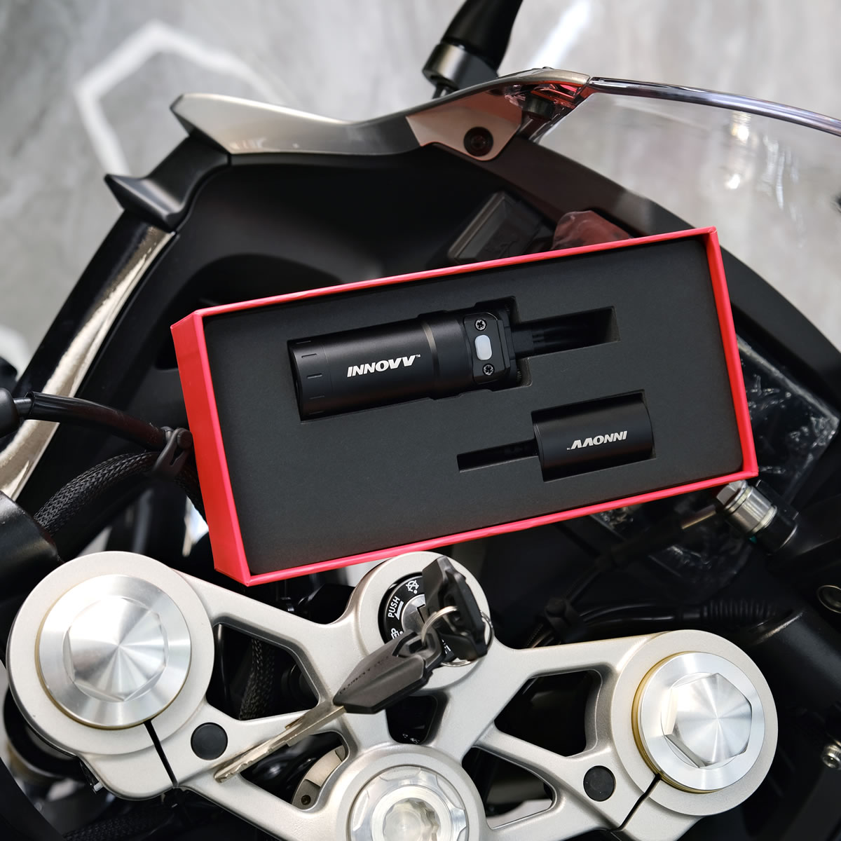 (image for) INNOVV K6 Dual Dashcam kit - Motorcycle - Click Image to Close