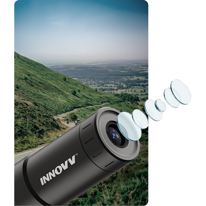 (image for) INNOVV K6 Dual Dashcam kit - Motorcycle - Click Image to Close