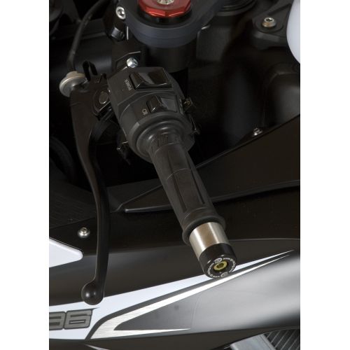 (imagen para) Topes Manillar, Negros - Kawasaki manillares estándares, manillares Kyle Racing