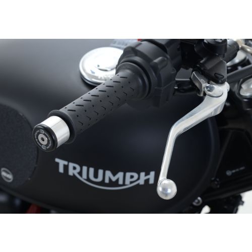 (imagen para) Topes Manillar, Negros - Triumph Street Twin 2016 en adelante / Speed Twin 1200 2019 en adelante / Speed Twin 900 2022 en adelante