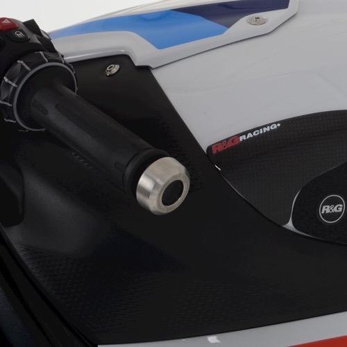 (imagen para) Topes Manillar, Acero Inoxidable - BMW S1000R 2021 en adelante, M1000R 2023 en adelante, F900GSA 2024 en adelante