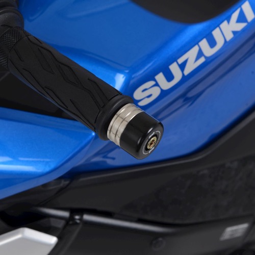 (image for) Bar-End Sliders, Black - Suzuki GSX-S1000 / GSX-S950 2021 onwards, GSX-S1000 GT 2022 onwards