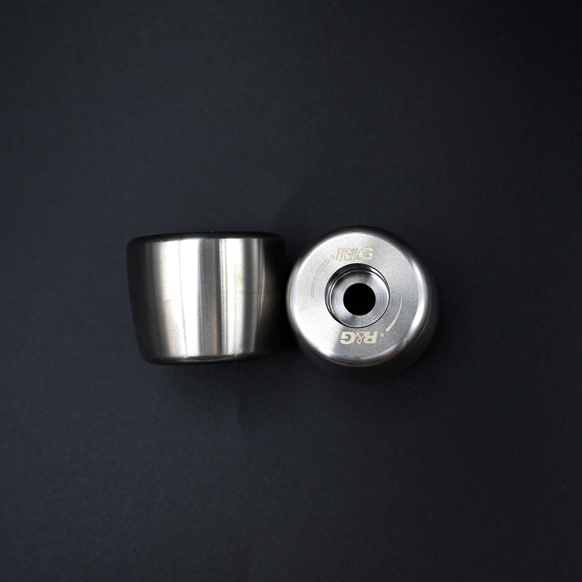 (image for) Bar-End Sliders, Stainless Steel - Triumph Speed Triple 1200 RR 2022 onwards