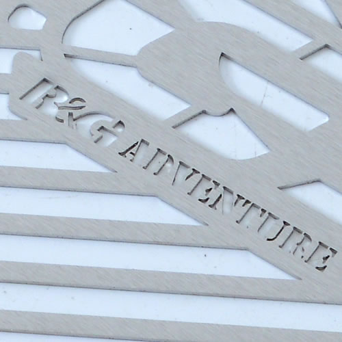(R&G) ステンレス  R1250GS RG-BRG0013SS RG-BRG0013SS - Branded Radiator Guards, Stainless Steel (2) - BMW