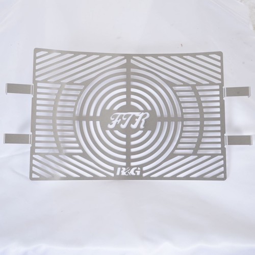 (image for) Branded Radiator Guards, Stainless Steel - Indian FTR1200(S) 2019 onwards