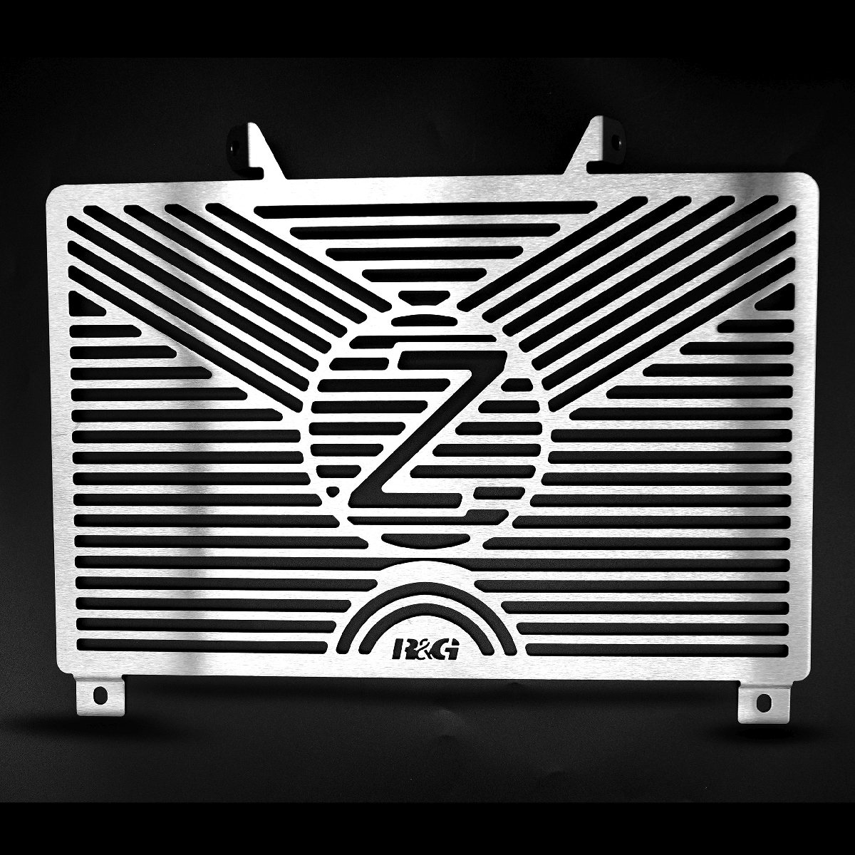 (image for) Branded Radiator Guards, Stainless Steel - Kawasaki Z900RS 2021 onwards