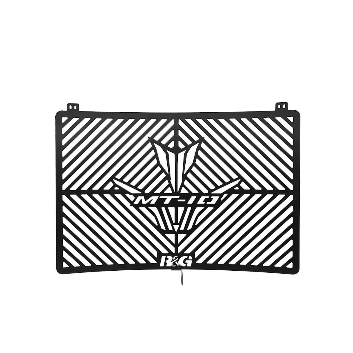 (image for) Branded Radiator Guards, Black - Yamaha MT-10 (SP) 2016-2021 / MT-10 2022 onwards