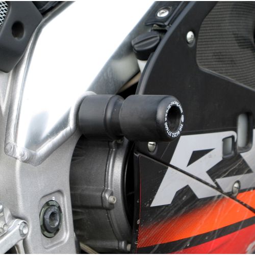 (image for) Crash Protectors Rear, Black - Aprilia RSV Mille / RSVR 1998-2003 / Tuono