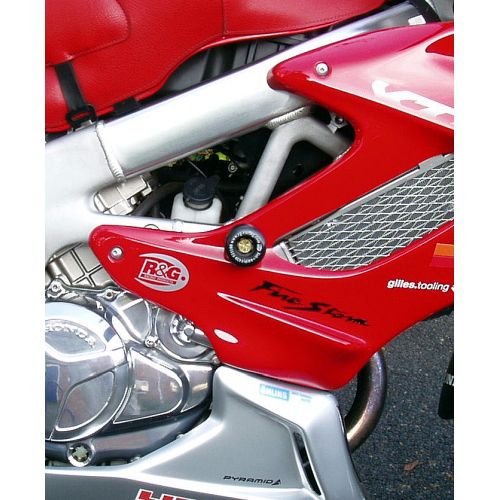 (imagen para) Topes Anticaídas, Negro - Honda VTR1000 Firestorm (todos los años)