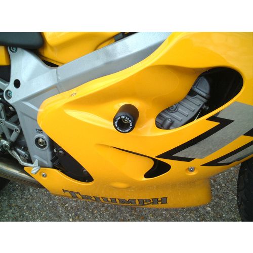 (imagen para) Topes Anticaídas, Negro - Triumph TT600 (todos los años)