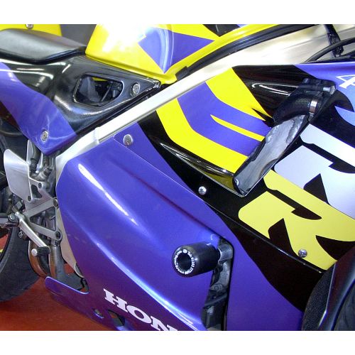 (image for) Crash Protectors no-cut, Black - Honda VFR400R (NC30) (all years)