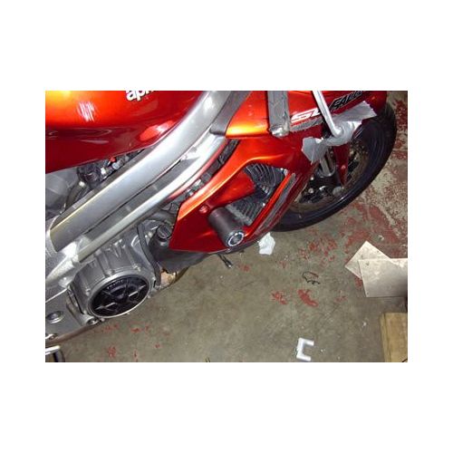 (image for) Crash Protectors Upper, Black - Aprilia Falco (all years)