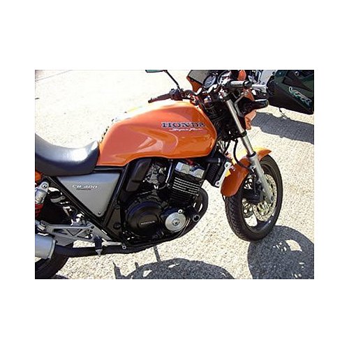 (image for) Crash Protectors, Black - Honda CB400 (all years)