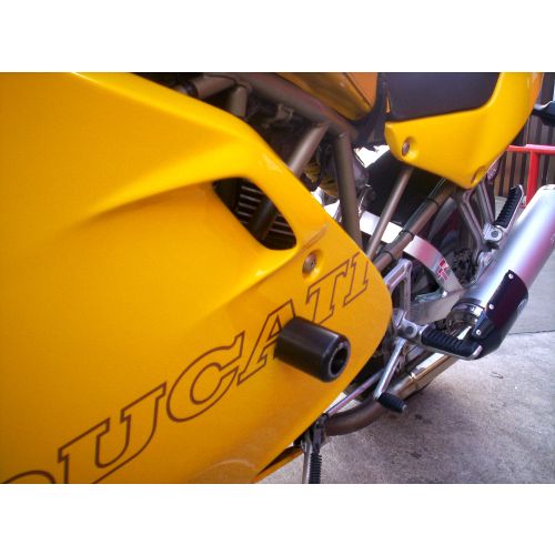 (image for) Crash Protectors, Black - Ducati 900SS -1998