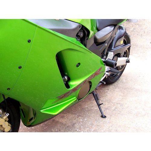 (imagen para) Topes Anticaídas, Negro - Kawasaki ZX-12R (todos los años)