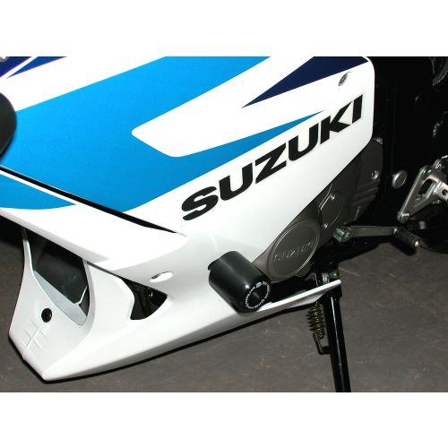 (imagen para) Topes Anticaídas, Negro - Suzuki GS500 con carenado completo