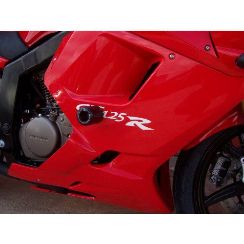 (image for) Crash Protectors, Black - Hyosung GT125R, GT250R all years