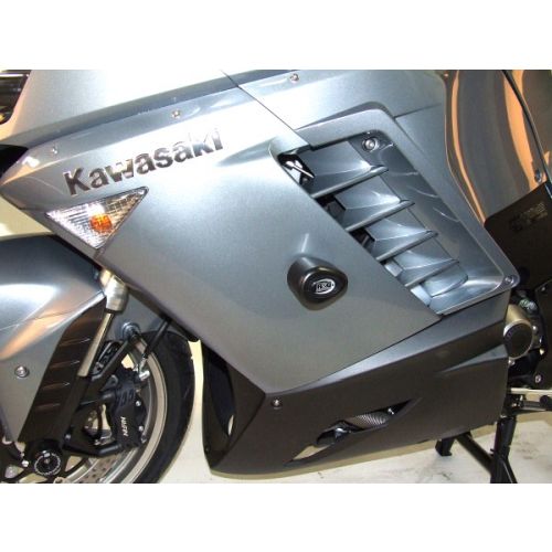 (imagen para) Topes Anticaídas Aero, Negro - Kawasaki GTR 1400 (Concours) 2007-2009