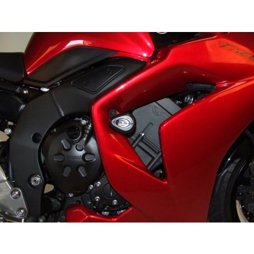 (imagen para) Topes Anticaídas Aero, Negro - Yamaha FZ1-S 2007- con carenado inferior