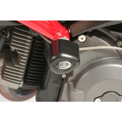 (image for) Crash Protectors Aero, Black - Ducati Monster 696 / 795 / 796 / 1100