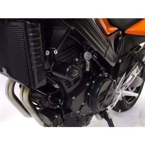 (imagen para) Topes Anticaídas Aero, Negro - BMW F800R 2009-2014