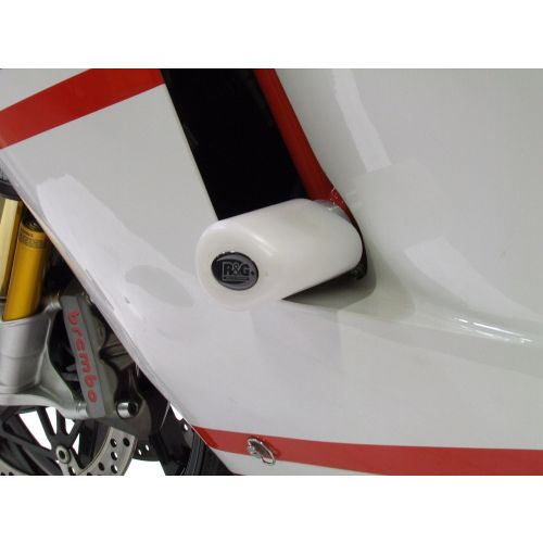 (imagen para) Topes Anticaídas Aero, Blanco - Ducati Desmosedici 2008 en adelante