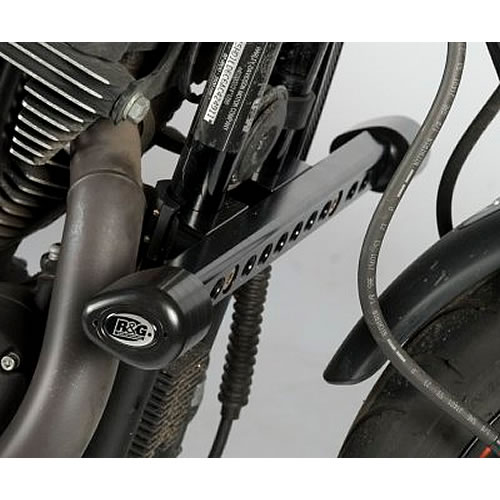 (imagen para) Topes Anticaídas Aero, Negro - Harley-Davidson XR1200