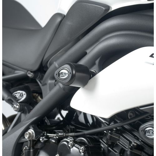 (imagen para) Topes Anticaídas Aero, central, Negro - Triumph Speed Triple (S/R/RS)