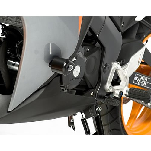(image for) Crash Protectors Aero, Black - Honda CBR125R 2011 onwards
