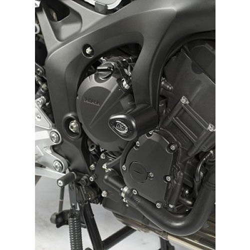 (imagen para) Topes Anticaídas Aero, Negro - Yamaha FZ6 / Fazer 2004- (sin carenador inferior)
