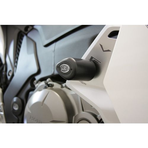 (imagen para) Topes Anticaídas Aero, Negro - Honda VFR1200 DCT 2010 en adelante