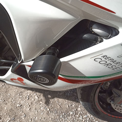 (image for) Crash Protectors Aero, no-cut, Black - MV Agusta F3 675 2017 onwards / F3 800 2018 onwards