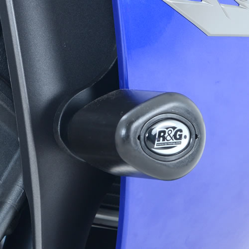 (image for) Crash Protectors no-cut Aero (black) - Yamaha YZF-R1 2013 onwards