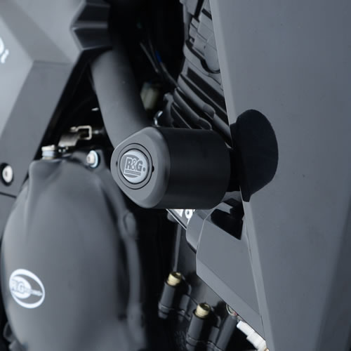 (image for) Crash Protectors no-cut Aero (black) - WK/CF Moto 650i 2013 onwards