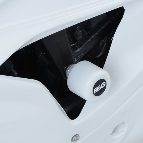 (imagen para) Topes Anticaídas (blanco, circuito) - BMW S1000RR 2010 en adelante