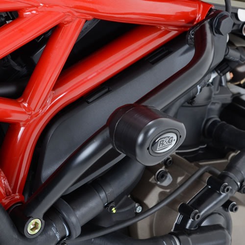 (image for) Crash Protectors Aero (black) - Ducati Monster 821, 1200/1200S