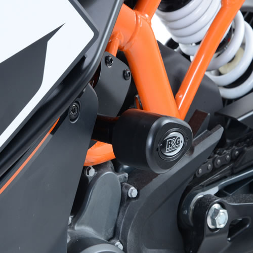 (image for) Crash Protectors no-cut Aero - KTM RC125/200/RC390 2014-2021