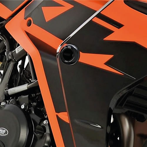 (imagen para) Topes Anticaídas Race, Forma Clásica - KTM RC125/200/390 2022 en adelante