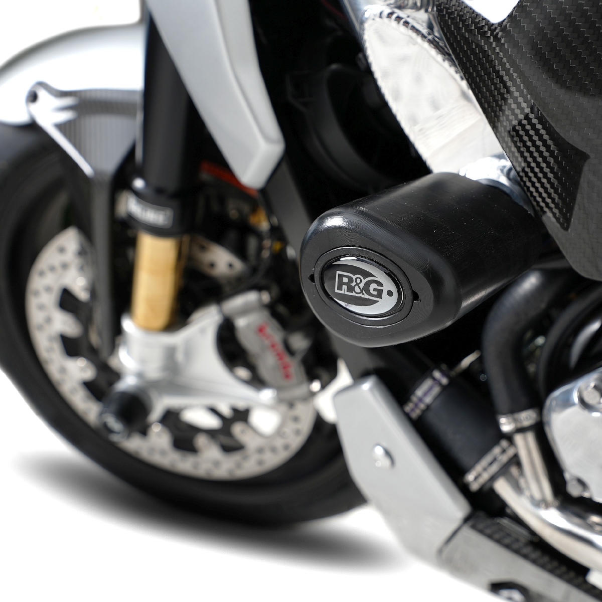 (image for) Aero Crash Protectors, Black - Norton V4CR 2023 onwards